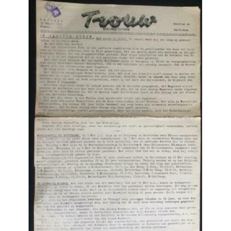 Trouw Moordpartij Rotterdam 30 maart 1945