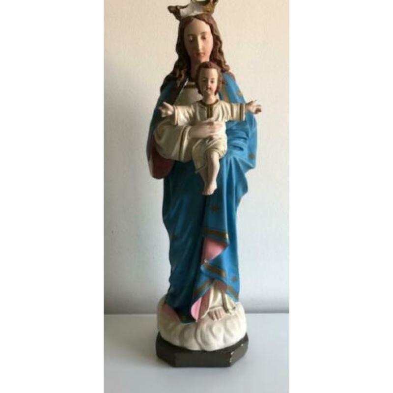 opknapper maria beeld met kindje jezus