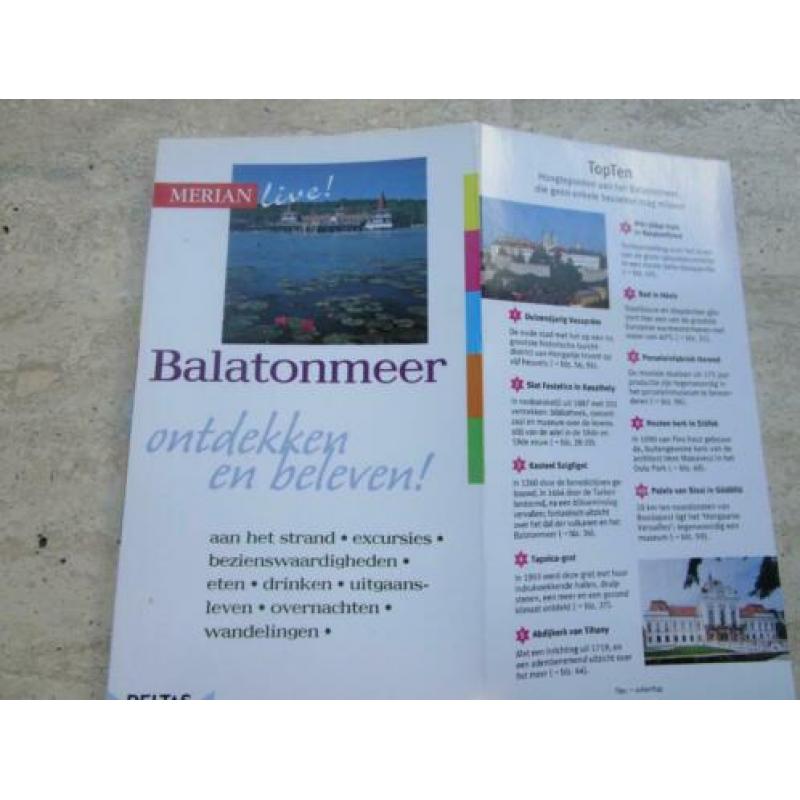 Deltas reisgids Balatonmeer. 120 blz. Zie andere reisgidsen.