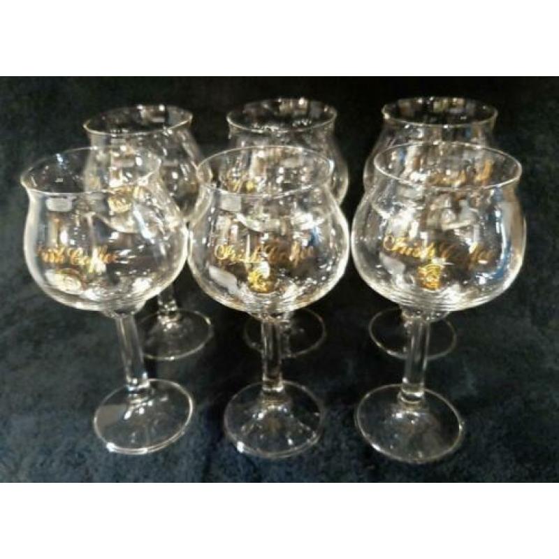 Irish Coffee glazen Douwe Egberts kristal koffie whisky