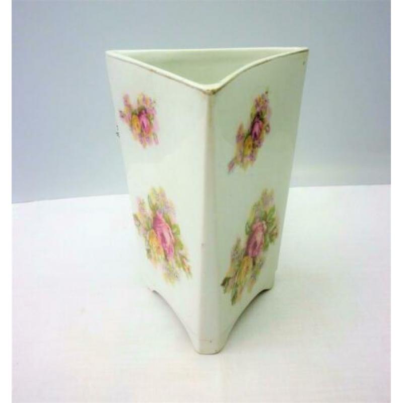 Opruiming Antieke vaas met rozen uit 1907 WILKINSON / A1439