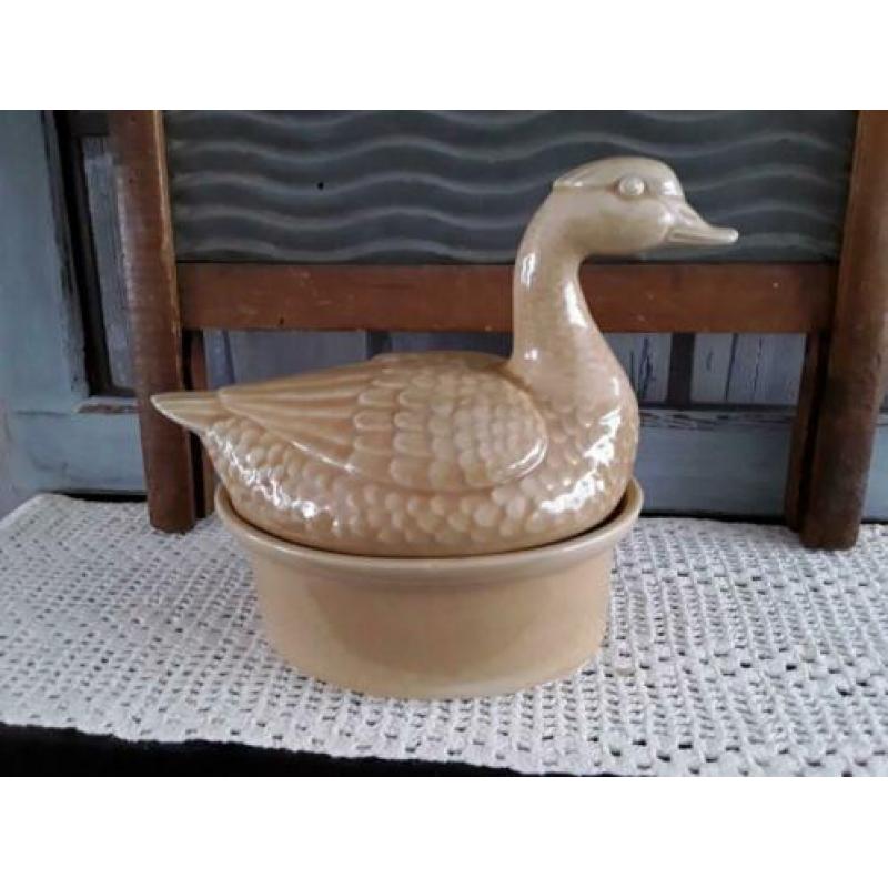 GEO Paté Terrine * Pate eend * Brocante Schaal