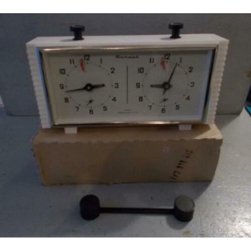 Vintage Russische schaakklok
