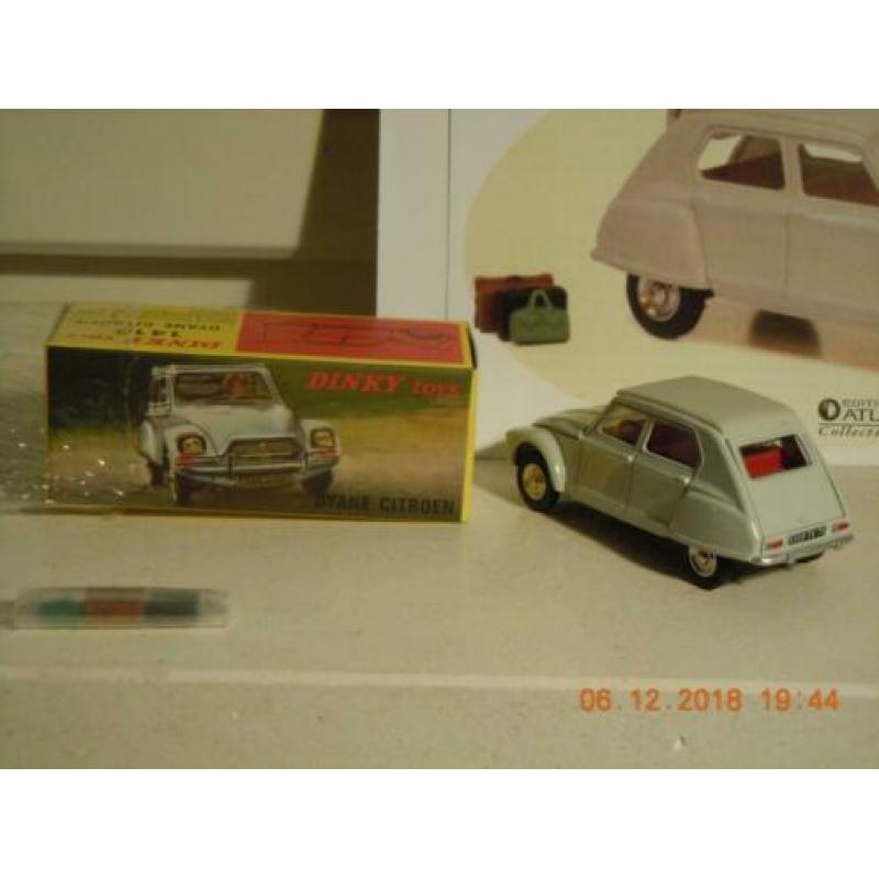 Citroen Dyane Model van het merk atlas dinky toys, no 1413.