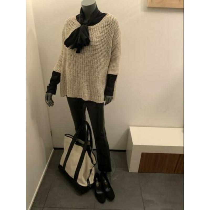 Saint Tropez zomer nonchalante trui ecru maat S/M