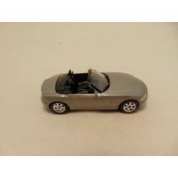 Bmw Z4 roadster cabrio 1:64 Welly 52242 zilvergrijs