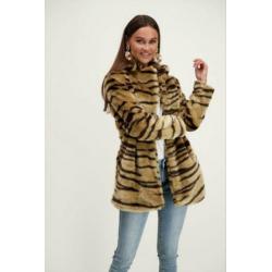 My Jewellery faux fur jas met zebraprint nieuw!