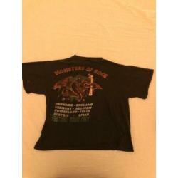 Monsters of rock 1991 vintage t-shirt metallica acdc S