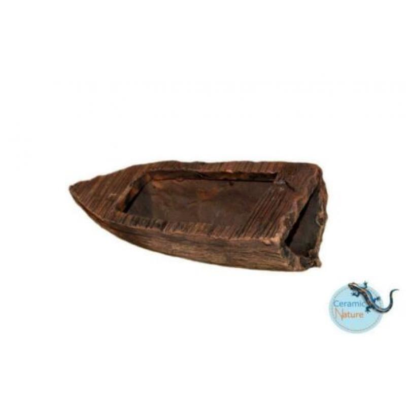 Keramische Boot decoratie voor aquarium of terrarium!
