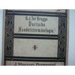 B.J.ter Brugge,Handelsonderwijs:Duitsche Handelsterminologie