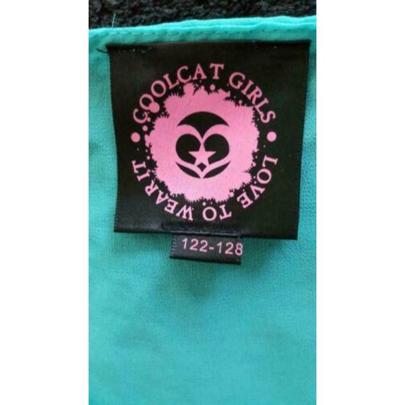 7 Tshirt GIRL COOLCAT/DISNEY mt 122-128.Samen een prijs .