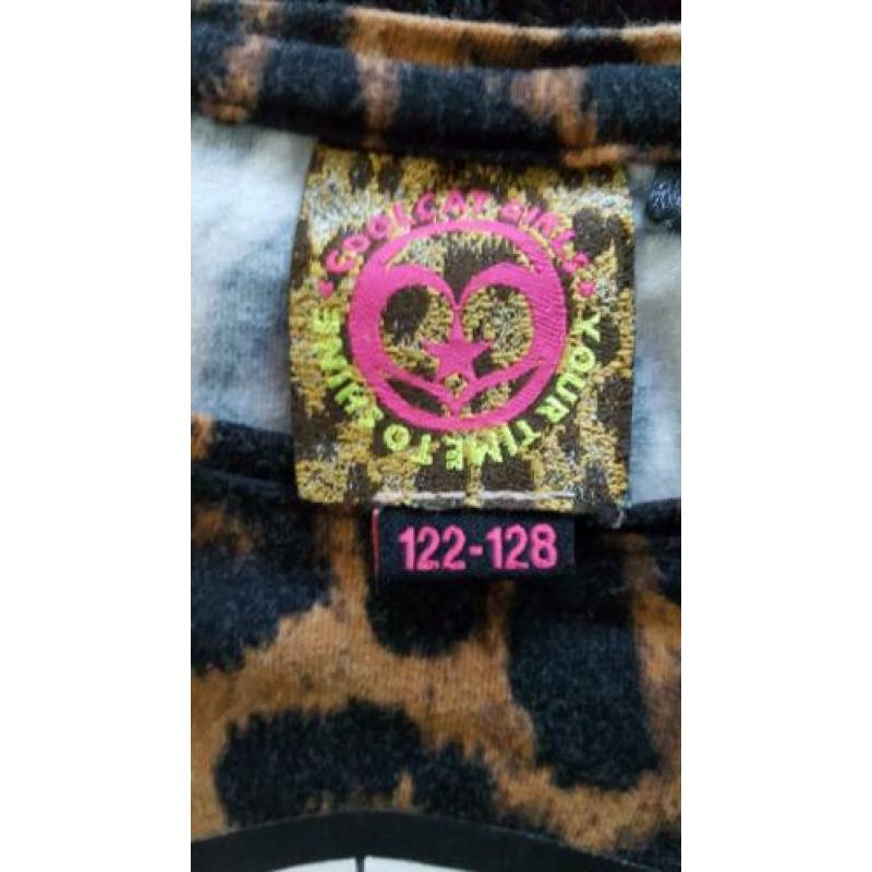 7 Tshirt GIRL COOLCAT/DISNEY mt 122-128.Samen een prijs .