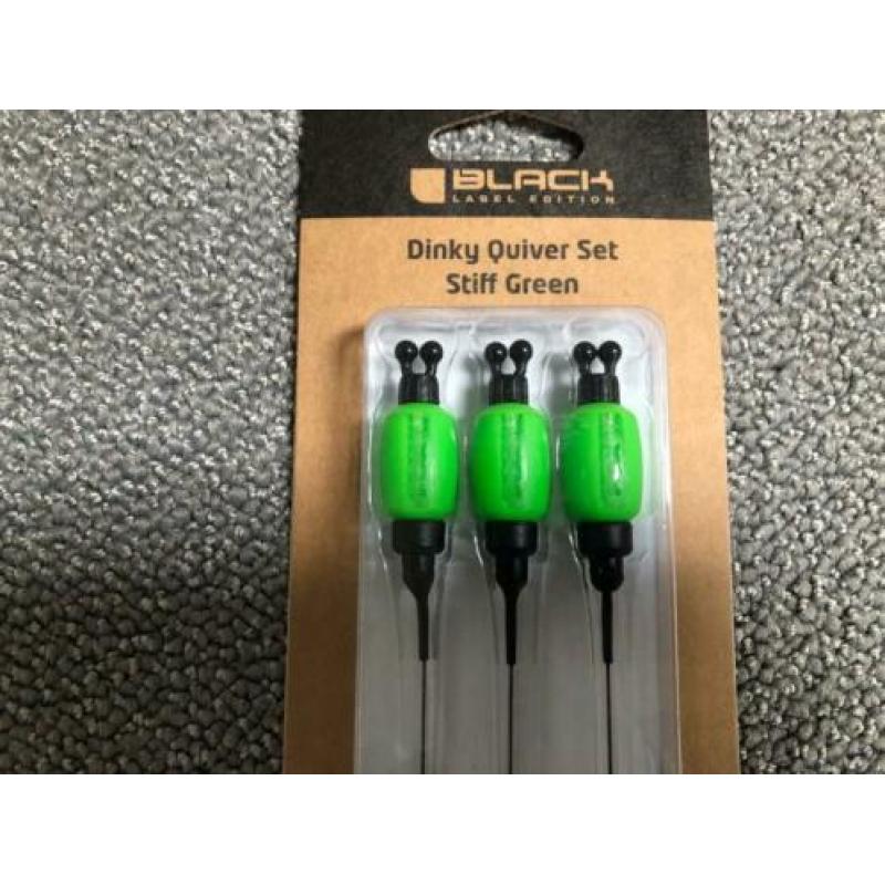 3 x Fox Black Label Dinky Quiver Set Fluo Green Stiff