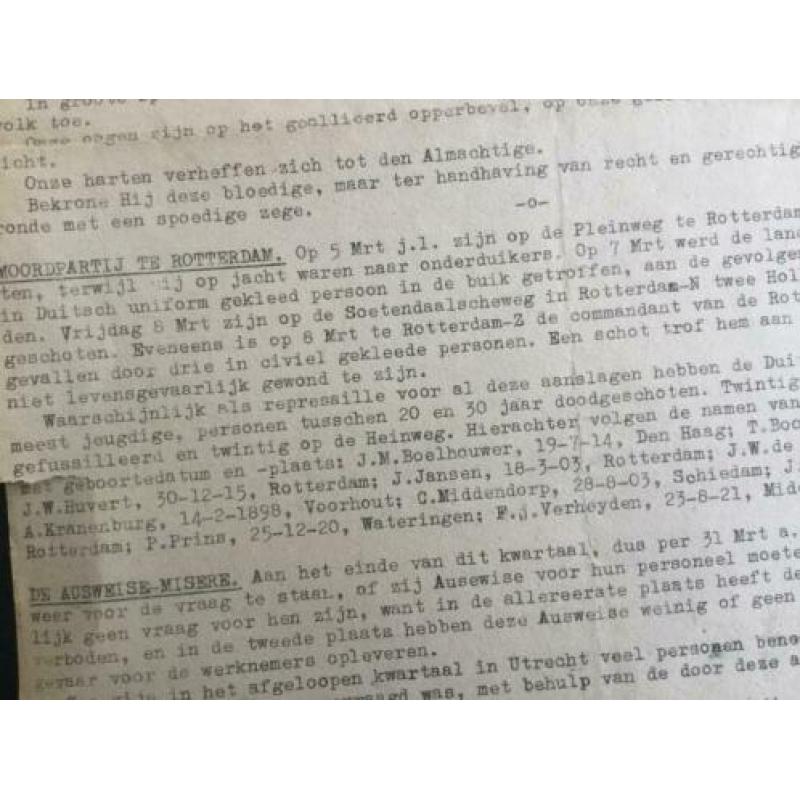 Trouw Moordpartij Rotterdam 30 maart 1945