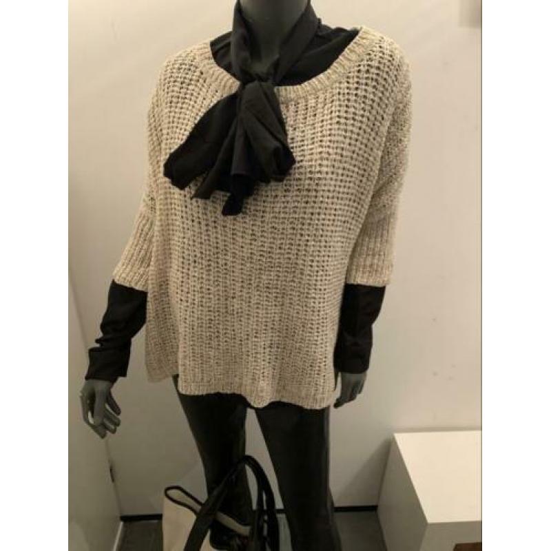 Saint Tropez zomer nonchalante trui ecru maat S/M