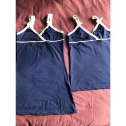 Merk Claessens ondergoed/nachtkleding maat 128-134(8) p/set