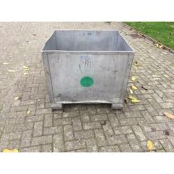 1143. RVS bak / kist / krat / 90x80cm / 31 stuks