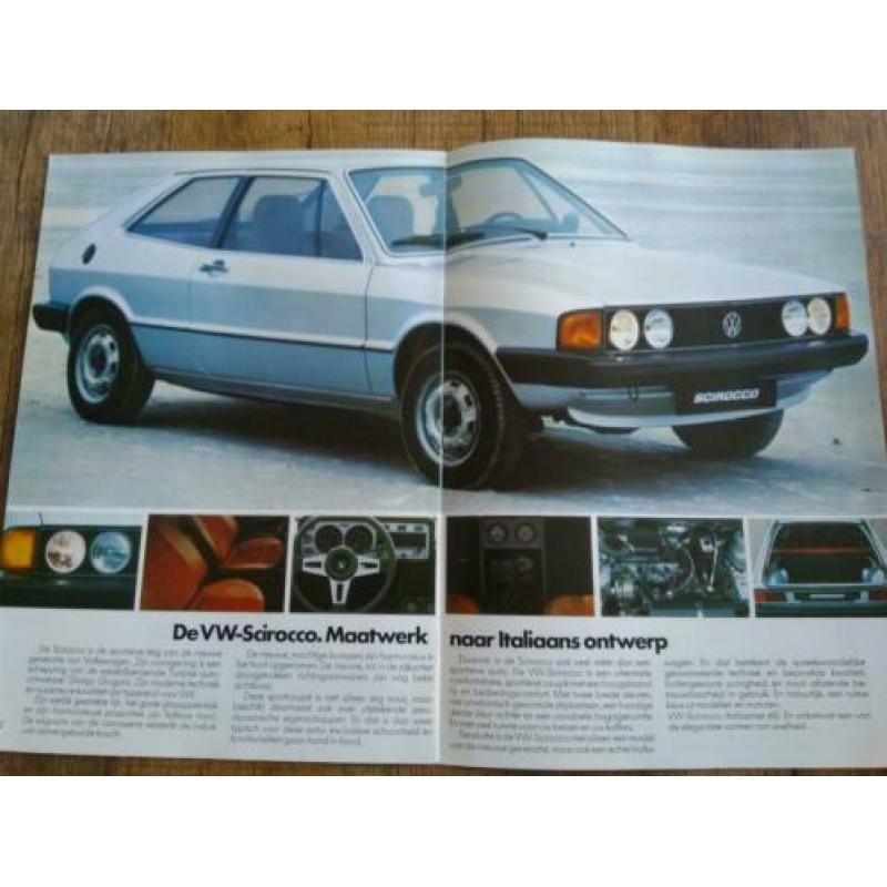 Volkswagen programma folder uit 1978