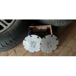 Speedline 14 inch van Peugeot 405 incl. bouten en 2 naafkapp