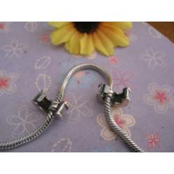 2 x Pandora stopper / clip P188 = glad + randje in 1 koop