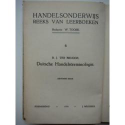 B.J.ter Brugge,Handelsonderwijs:Duitsche Handelsterminologie