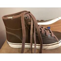 Keds dbl up hi dark Brown maat 37