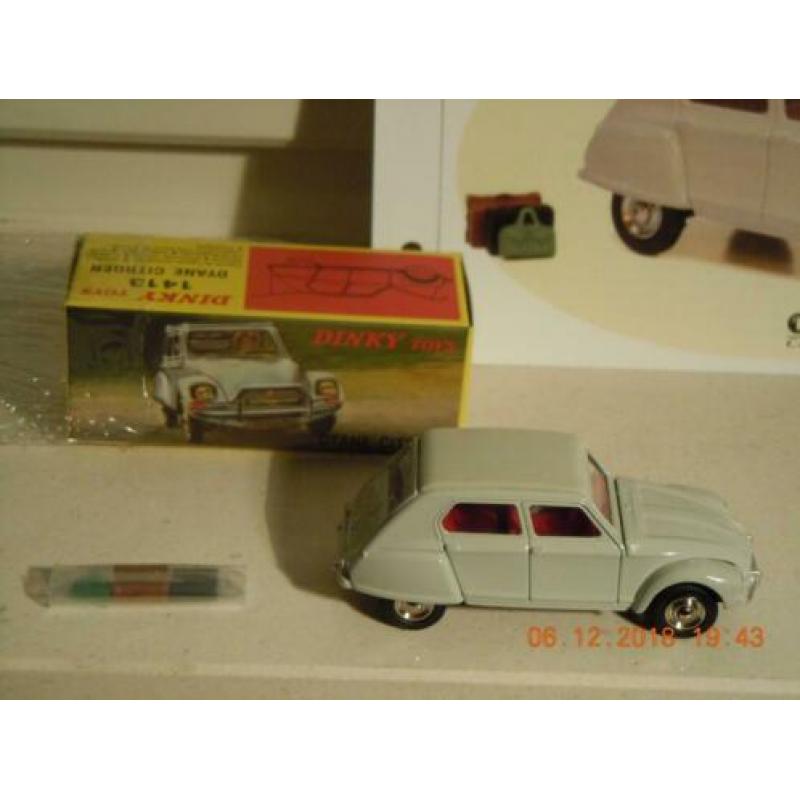 Citroen Dyane Model van het merk atlas dinky toys, no 1413.