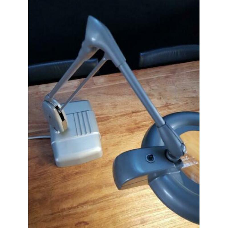 Carl Mahr lamp vintage design loeplamp bureaulamp tafellamp