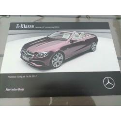 Mercedes E Cabrio 25 anniversary