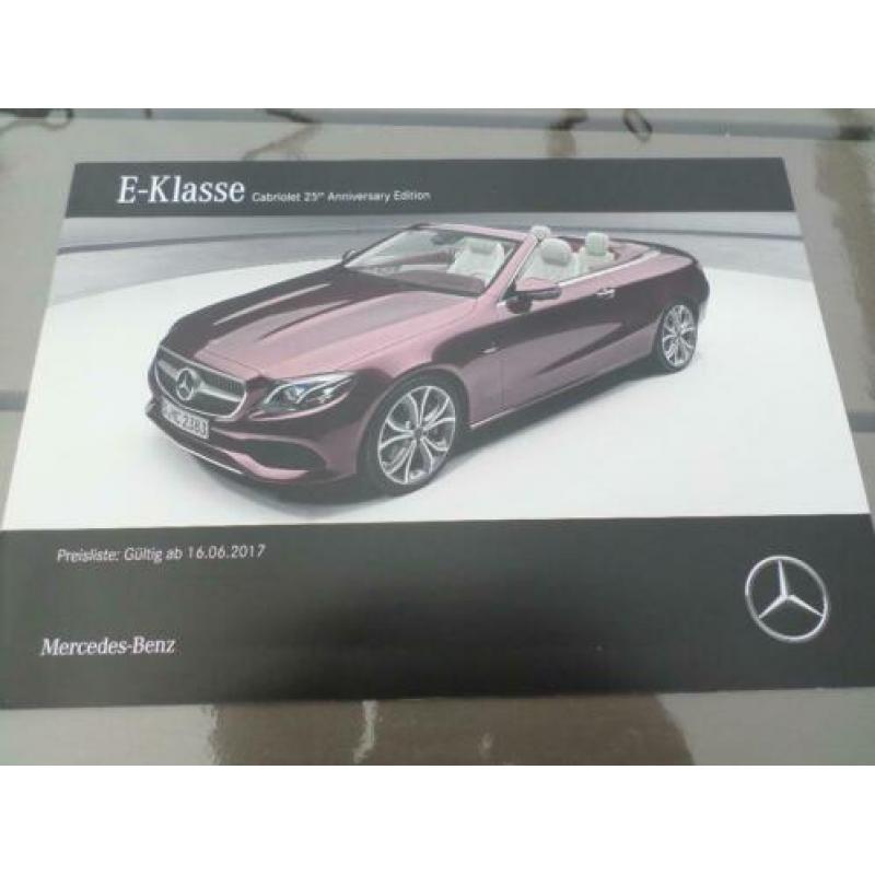 Mercedes E Cabrio 25 anniversary