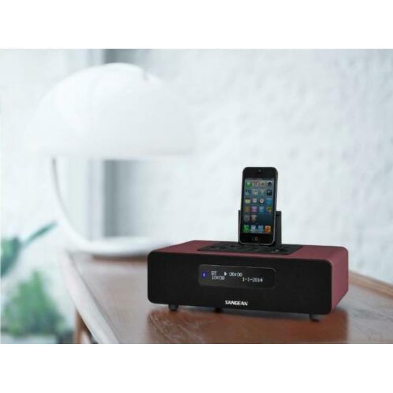 SANGEAN DDR-38 DAB+ Radio met Bluetooth en iPhone dock! -60%