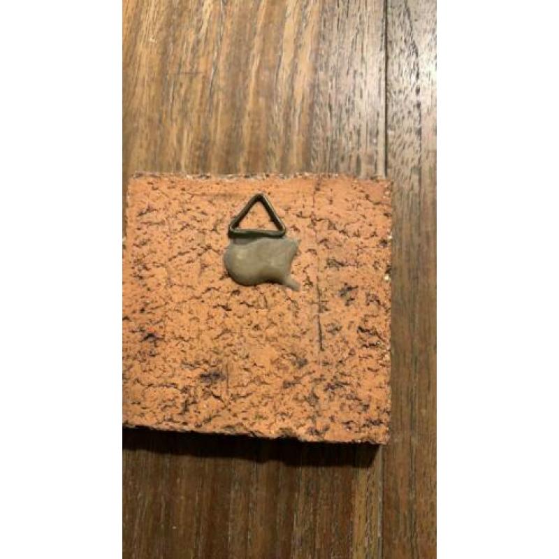 2 kleine sier wandtegeltjed
