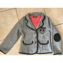 Blazer van Ton Tin - L. Grijs - Maat 116