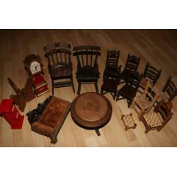 antieke meubels voor poppenkast ambacht en handwerk