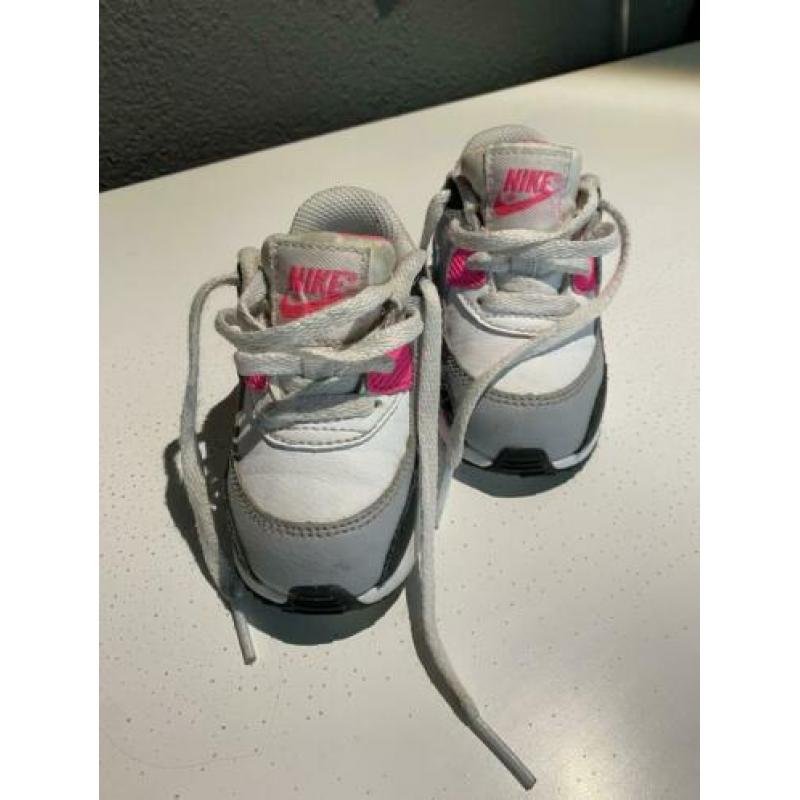 Nike Air Max 90 maat 21 / 5C toddler baby roze blauw wit