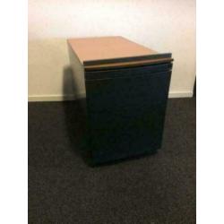 Ladeblokken Aspa Ypso met pennenlade 59x41x76d cm. Antraciet