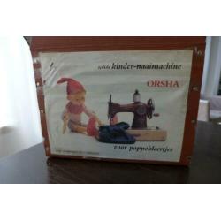 Antiek speelgoed kinder-naaimachine ORSHA