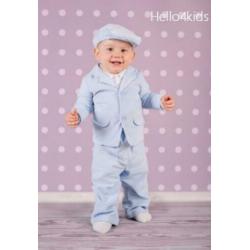 68 lichtblauw kostuumpje baby bruidsjonker doop kleding