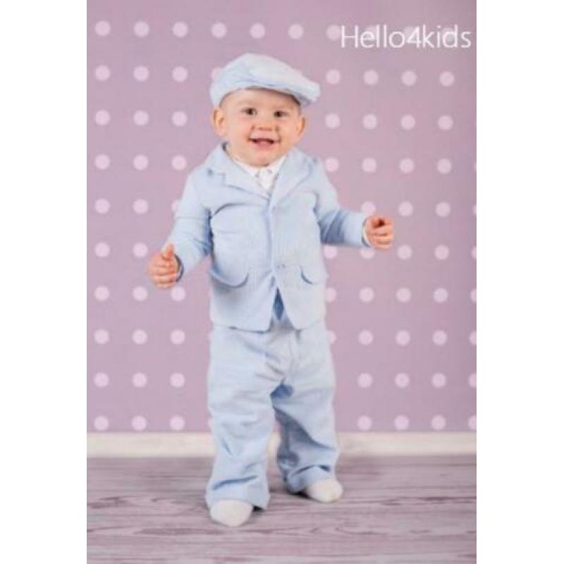 68 lichtblauw kostuumpje baby bruidsjonker doop kleding
