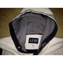 Armani jeans hoodie maat L