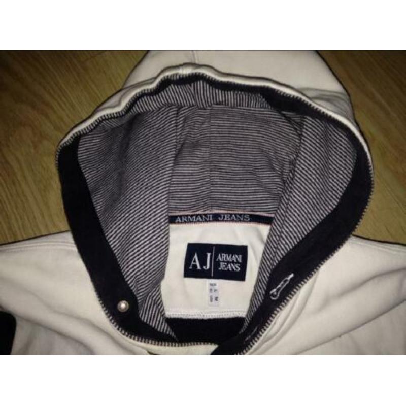 Armani jeans hoodie maat L