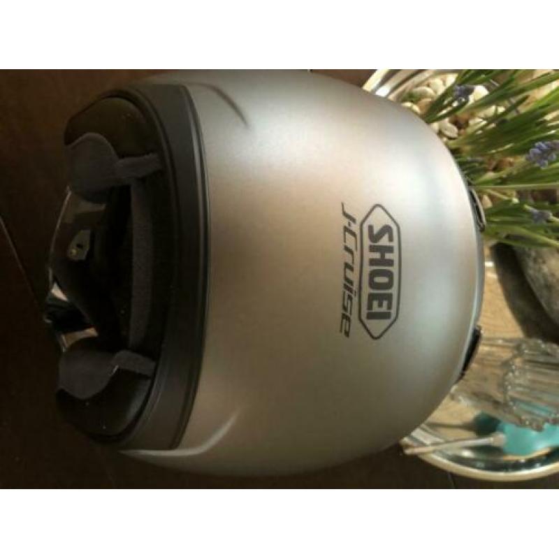 Shoei J cruise jet helm.