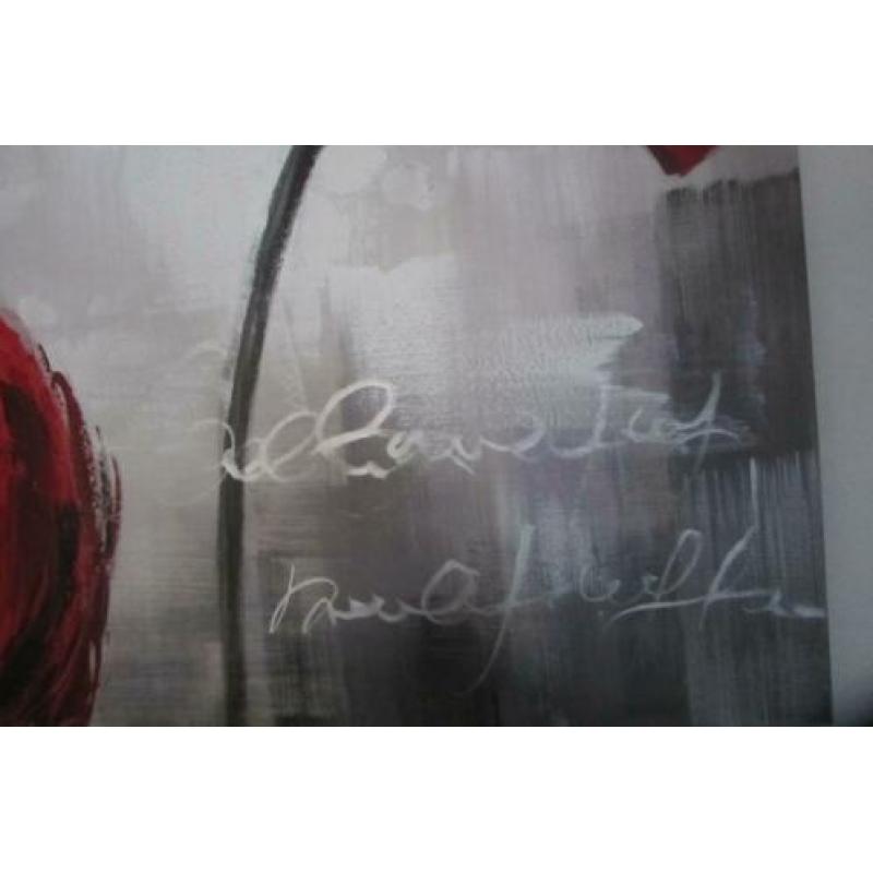 canvas schilderij ca 95 x 95 cm