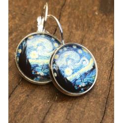 Aparte oorbellen met werkjes Vincent van Gogh €2 pp
