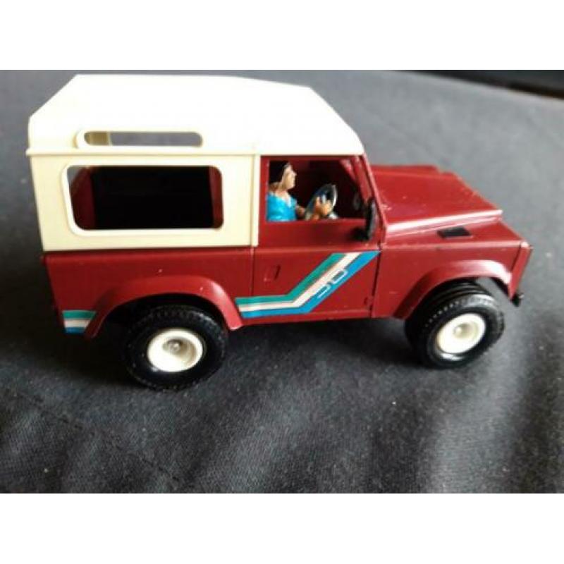 Land Rover Defender 90 rood-bruin - Britains 9507