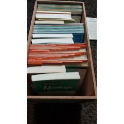 Readers Digest cursus Engels Frans Duits + 69 singels 33rpm