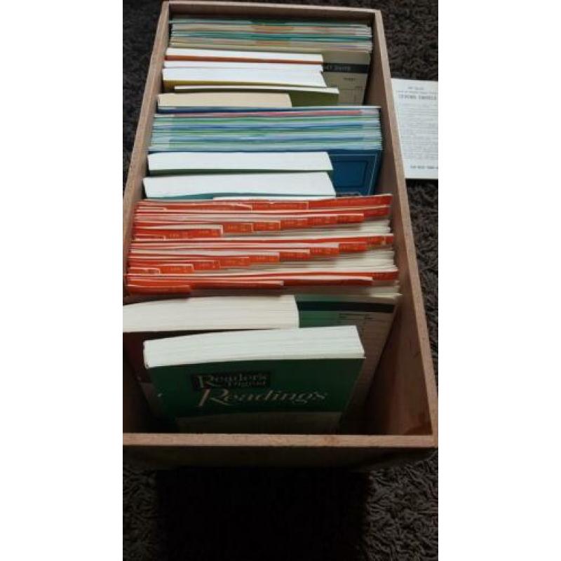 Readers Digest cursus Engels Frans Duits + 69 singels 33rpm