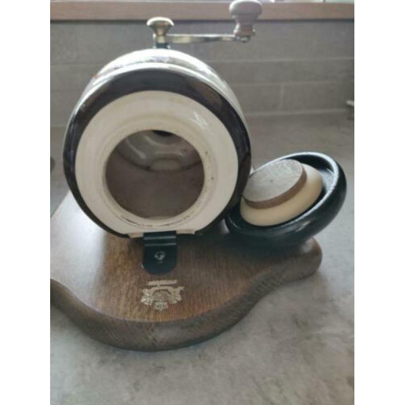 Prachtige koffiemolen van Zassenhaus antiek hout keramiek