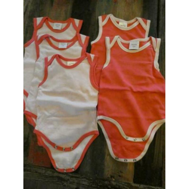 Mouwloze rompers / rompertjes (meisje) maat 62-68 (15 stuks)