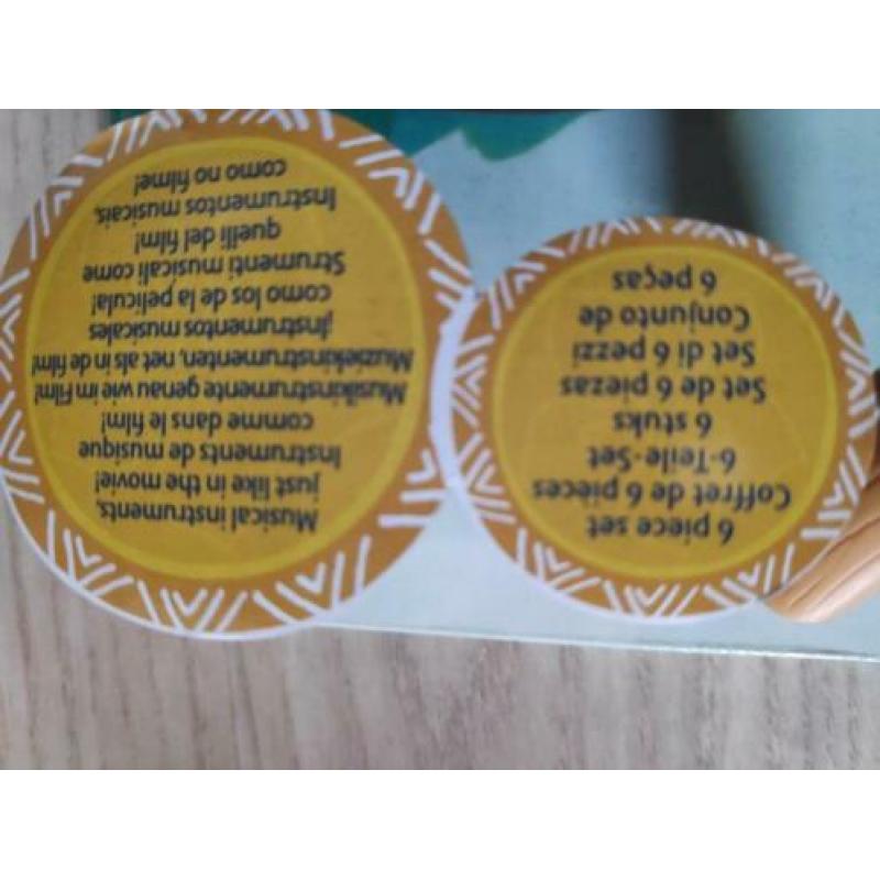 Disney Vaiana (Moana) percussie set, trommel en maracas.